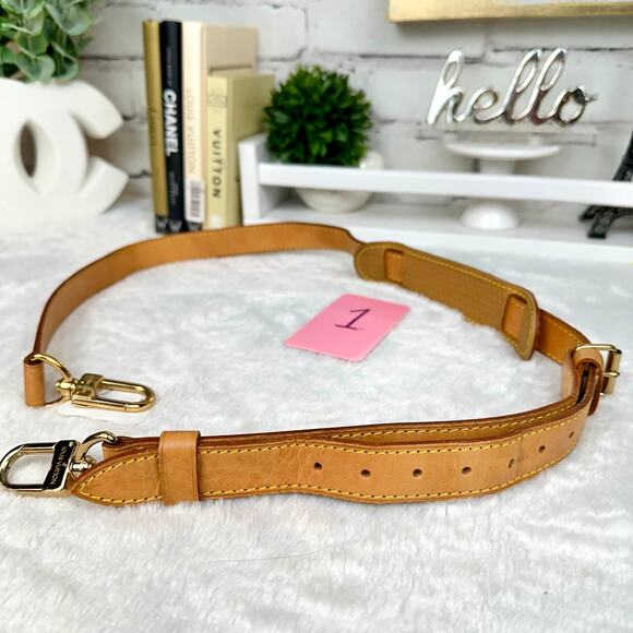 Louis Vuitton Vachetta leather Bandouliere Strap for Keepall travel bag! Nice! - Picture 2 of 12